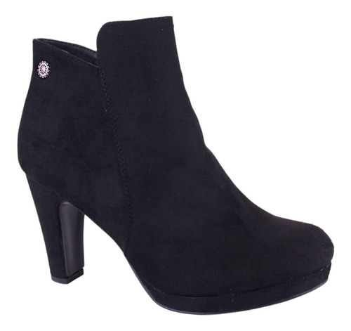 Botin Chalada Mujer Plataform10 Negro Moda