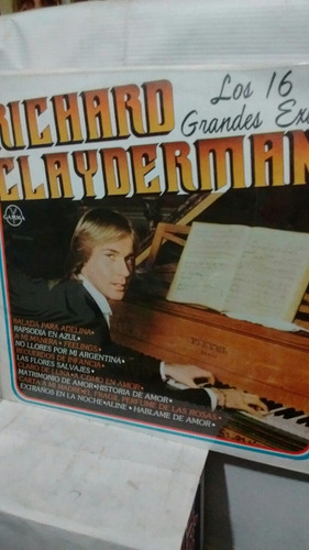 Richard Clayderman. Los 16 Grandes Exitos. Lp.