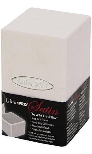 Cajas Para Guardar Las Cartas Satin Tower, Color Blanco, Bla