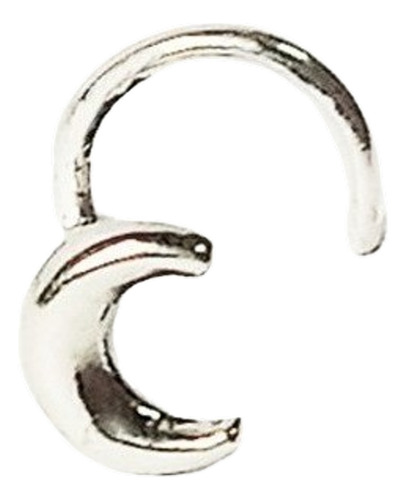 Piercing Luna Plata 925 Premium