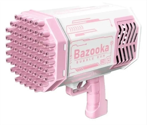 Pistola De Burbujas Recargable 69 Agujeros Rocket Bazooka