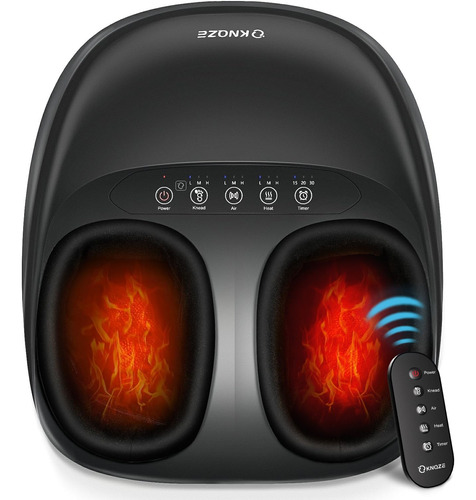 Máquina Massageadora De Pés Com Calor, Shiatsu Deep Kneading