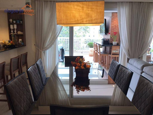 Apartamento House Garden Semi Mobiliado No Brooklin Novo - Ap11145