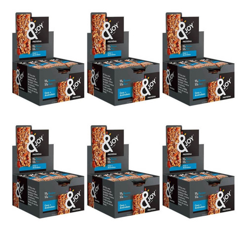 Imagem 1 de 1 de Enjoy Barra De Protein Nuts Coco Amêndoas 12x35g (kit C/06)