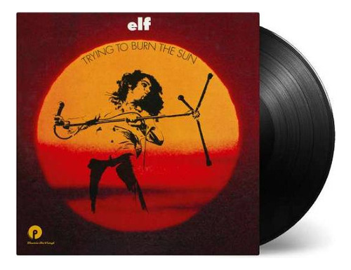 Elf - Trying To Burn The Sun X 1 Lp Black Vinil Versão do álbum Remasterizado