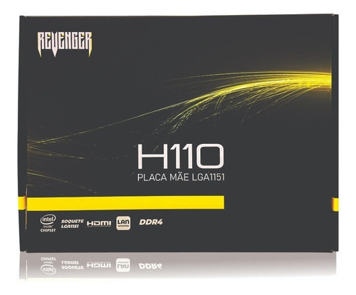 Placa Mãe Revenger Knup Lga1151 Intel H110 32gb Usb 3.0 Kp