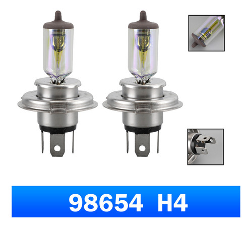 Lámpara De Coche Narva Contrast+ 98654 H4 Co+ 12v60/55w P43t