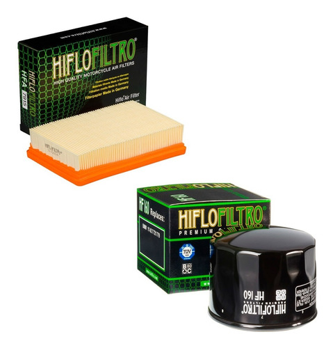 Set Filtro Aire Aceite Bmw R 1200 Rs 2014 A 2018 - Hiflo