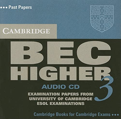 Libro Cambridge Bec Higher 3 Audio Cd De Vvaa Cambridge