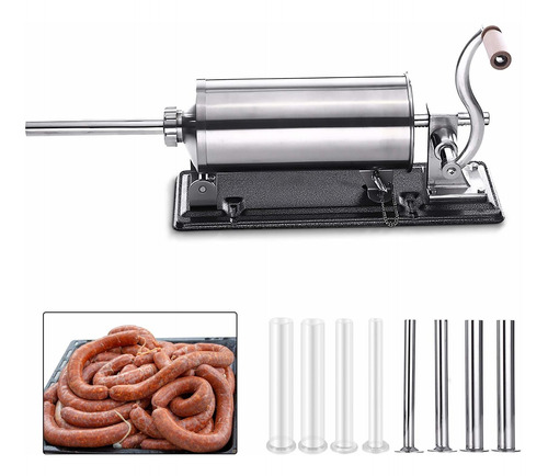 Sausage Stuffer Máquina De Cocina Horizontal Kit De Relleno 