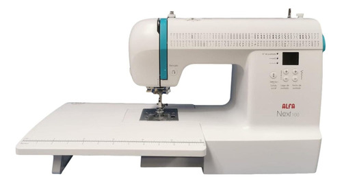 Máquina De Coser Alfa Next 100 - Mesa Incluída 100 Puntadas