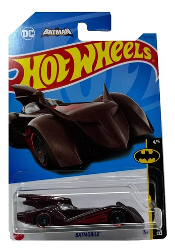 Hot Wheels Batimovil Brave & The Bold 2023 Rojo 4/5 Batman