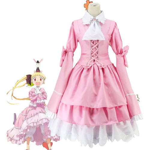 Alice And Tibetan Six Sha Name Pink Dress Cosplay