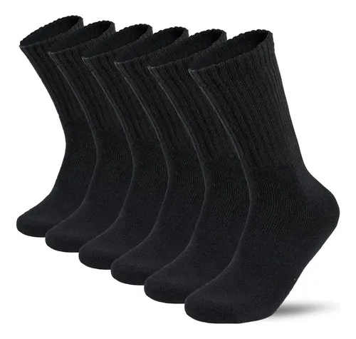 comprar Pack X6 Calcetines Unisex Gimnasia 100% Algodón Deportivos