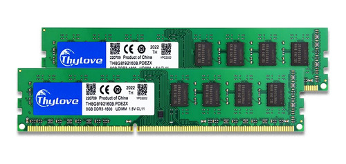 Memoria Ddr3 Ram Udimm 16gb(2x8gb) 1600mhz Pc3-12800u 1.5v