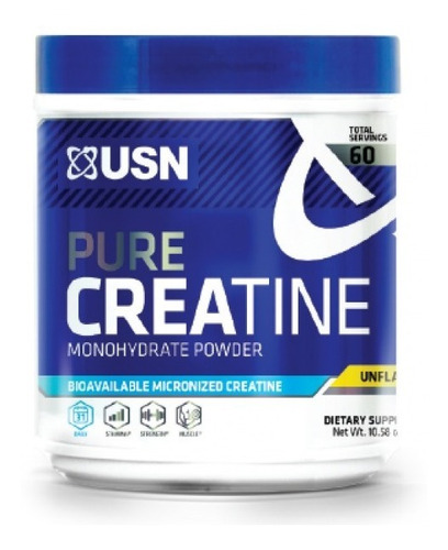 Creatina Usn Pure Creatine 100 Servicios