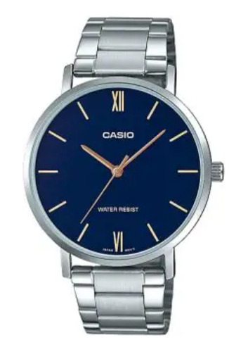 Reloj Casio Caballero/ Hombre (mtp-vt01d-2budf) Analógico 