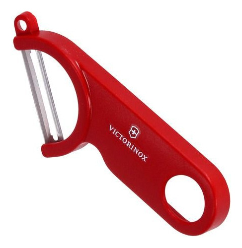 Pelador De Papas Quita Marcas Y Mango Ergonómico Victorinox Color Rojo