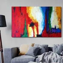 Comprar Cuadro Moderno. Abstracto. Texturado Pintado A Mano  90x60cm