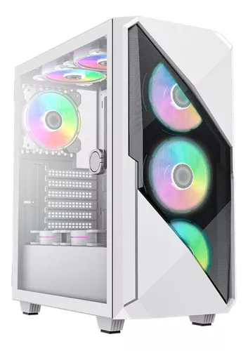 Gabinete Gamemax Gamer Revolt White 3606w 3fans Argb