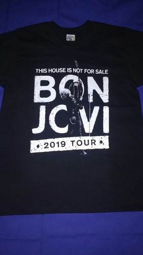 Polo Bon Jovi Estampado De Alta Calidad (serigrafía)