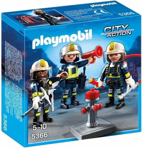 Playmobil Bomberos - Equipo De Figuras (5366)