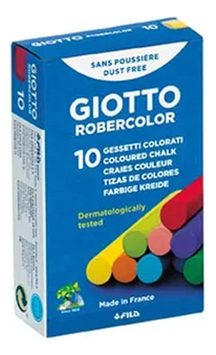 Tiza Giotto Robercolor X 10 Unidades De Colores