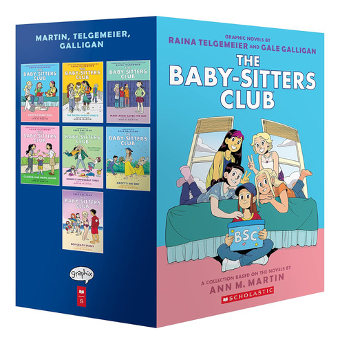 The Baby-sitters Club Graphic Novels 1-7: A Graphix Edición