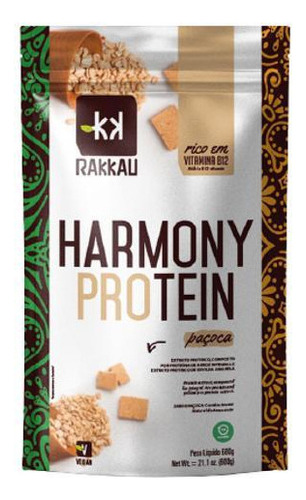 Kit 2x: Harmony Protein Paçoca Vegana Rakkau 600g