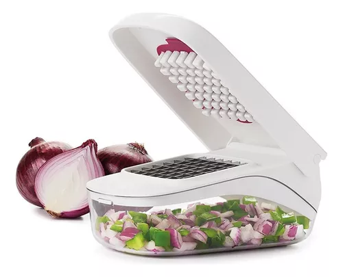 Máquina cortadora de cebollas para frutas y verduras de alta