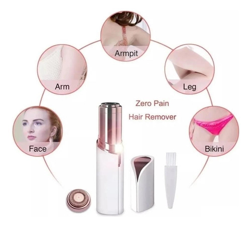 Lápiz depilador facial 2 en 1 Flawlbss con LED USB