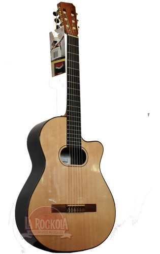 Guitarra Criolla La Alpujarra 100k Boca Ovalada Laqueada 