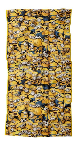 Toalla Grande Y Super Absorbente Minions - Providencia Color Amarillo