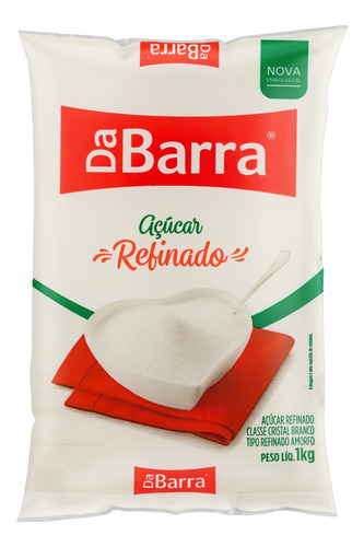 Açúcar Refinado Da Barra Pacote 1kg