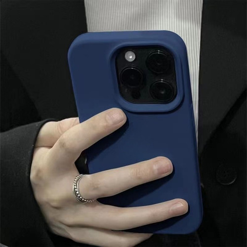 Funda Capa Square Black Logo Funda De Silicona Suave Mate Para iPhone 6s 7 8 Plus X Xr Xs Max 11 12 Pro Max