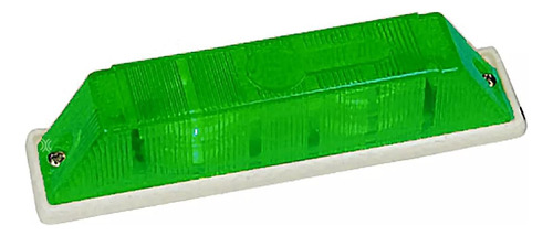 Faro De Posicion Rectangular Verde Baiml-607 Unipolar