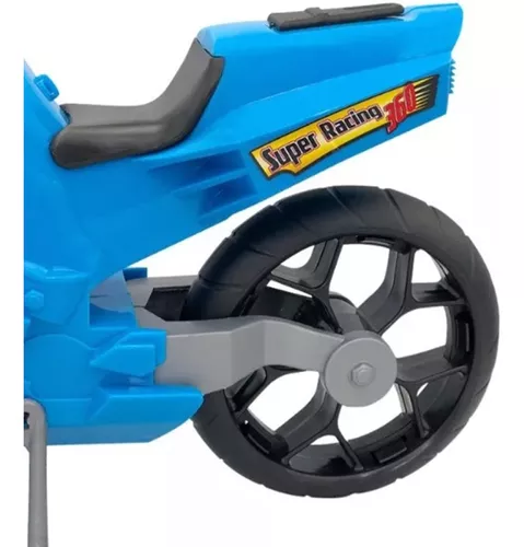 Moto Grande (30cm) Motinha Infantil Esportiva Avante Azul