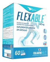 Comprar Colágeno Tipo 2 Flexable Global Suplementos 60 Cápsulas 40mg Sem Sabor