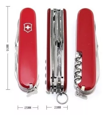 NAVAJA SUIZA EXPLORER, ROJO