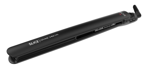 Gama Slice Ceramic Shine Ion Planchita P/ Pelo 230° C Color Negro