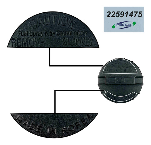 Tapa Gasolina Interna Daewoo Lanos 2000 2001 2002 Original