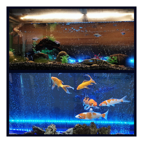 Barra De Burbujas Led Multiusos Con Tiras Coloridas Para Acu