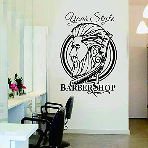 Decal De Barbería Your Style Para Pared 56x37cm