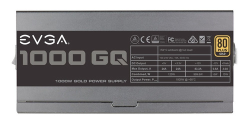 Imagen 5 de 9 de Fuente Gamer Evga 1000w Gq 80+ Gold Semi Modular