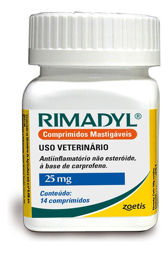 Rimadyl 25 Mg - Antinflamatorio C/ 14 Comprimidos