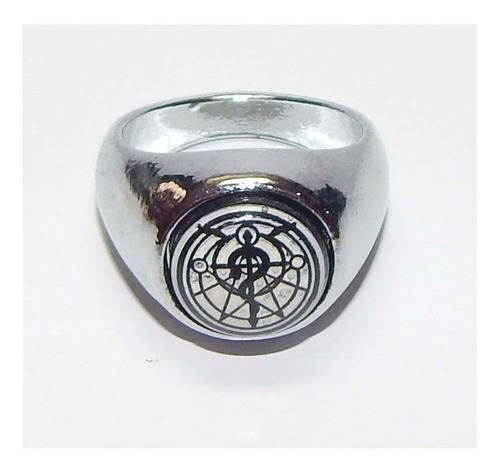 Full Metal Alchemist Fma Anillo Giratorio Edward Cruz Flamel