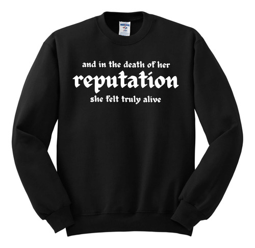 Sudadera Muerte Reputacion Taylor Swift Sin Gorro Unisex