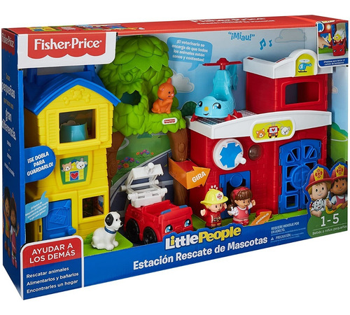 Estacion Rescate De Animales Fisher Price Playset Fkr45