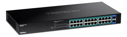 Conmutador Trendnet Poe+ Gigabit De 26 Puertos, 24 Puertos P