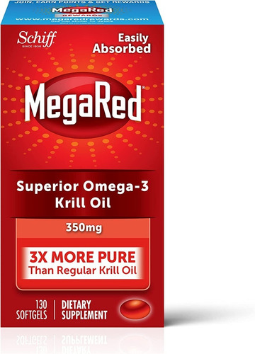 Omega 3 350mg 130cap Megared - Unidad a $1922